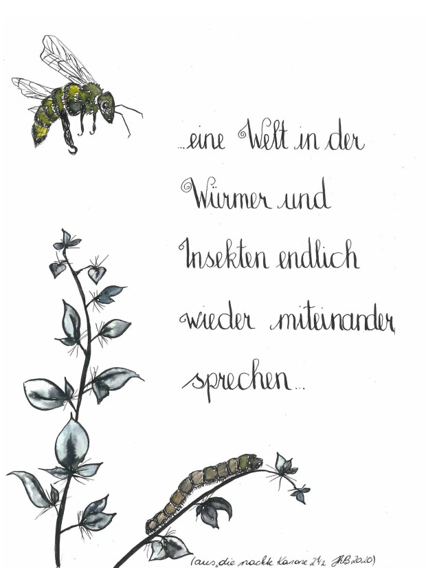 Würmer und Insekten